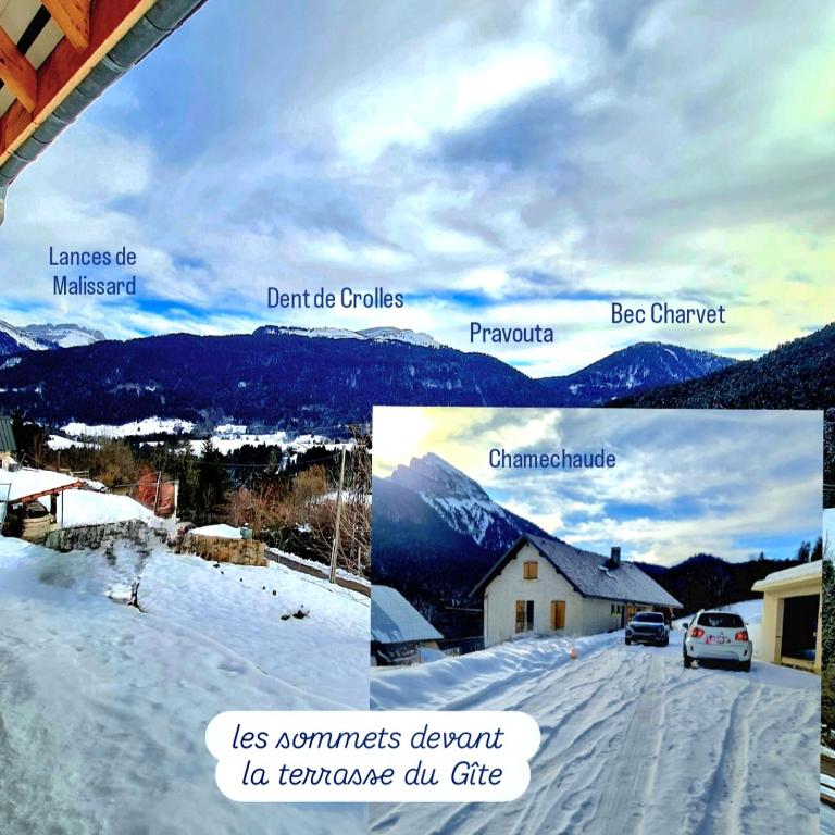 La Grange Doman gîte 1050m alt facing direct Mt Chamechaude, 2-4 persons 125euros - Maison 2 Chambres - 20