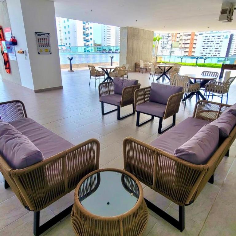 Cómodo moderno apto en Bocagrande a 2' de la playa - Apartamento con vistas a la piscina - 22