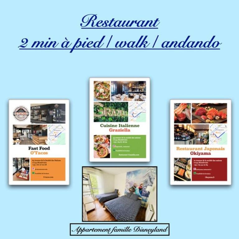 Appartement idéal famille - Disneyland à 5 min - Appartement 1 Chambre - 12