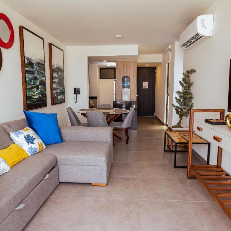 Apartment A/C, GYM, Cafeteria | Telmex Auditorium - Apartment with City View - 57
