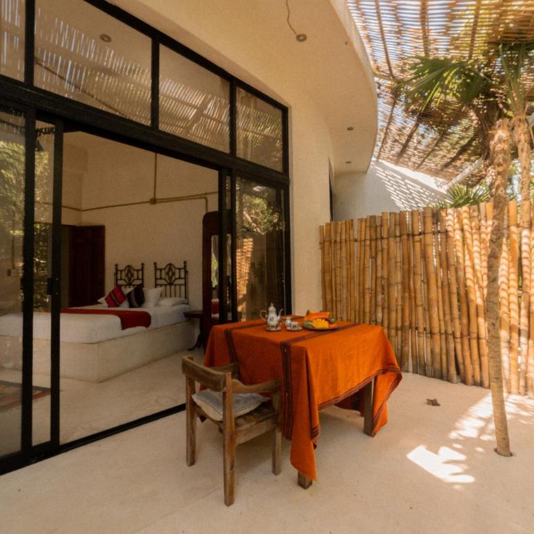 Casa Ambar Hotel & Boutique - Party Side Tulum - Habitación Deluxe con cama extragrande, terraza y vistas a la selva - 49