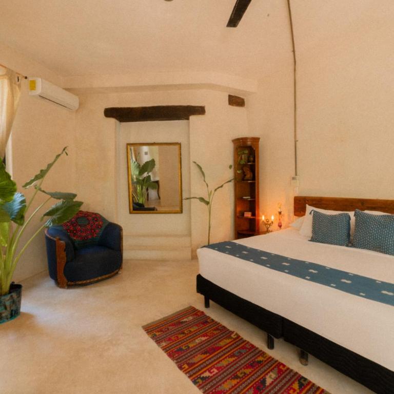 Casa Ambar Hotel & Boutique - Party Side Tulum - Habitación Deluxe con cama extragrande, terraza y vistas a la selva - 51