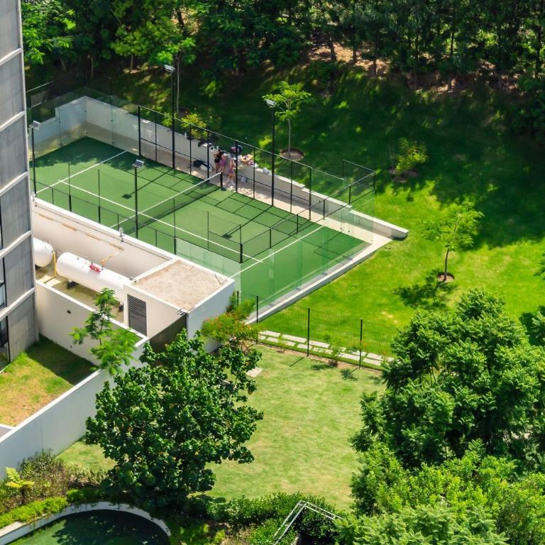 Apartment A/C, GYM, Cafeteria | Telmex Auditorium - Apartment with City View - 94