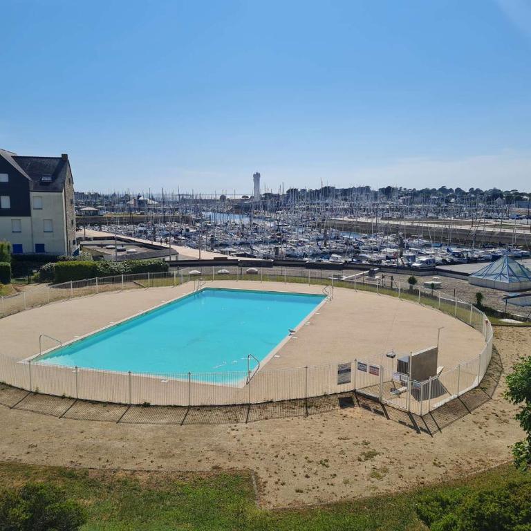 Ref 096 - Appartement T3 pour six personnes vue mer résidence avec piscine - Appartement 2 Chambres avec Vue sur le Port - 2
