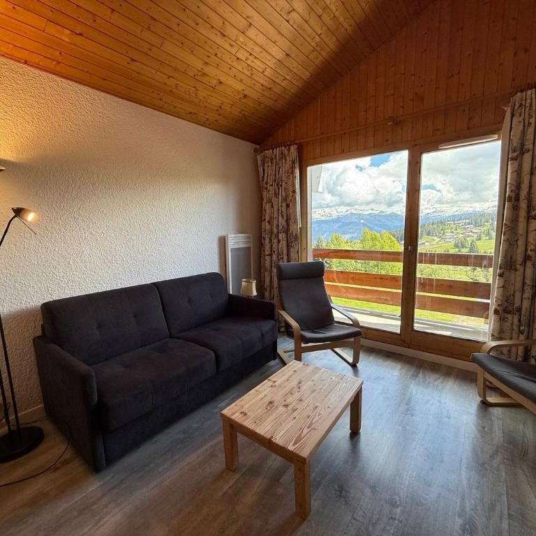 Les Saisies - Spacieux T2 + 2 sous pentes, 6 pers, vue imprenable - Appartamento con 1 Camera da Letto - 1