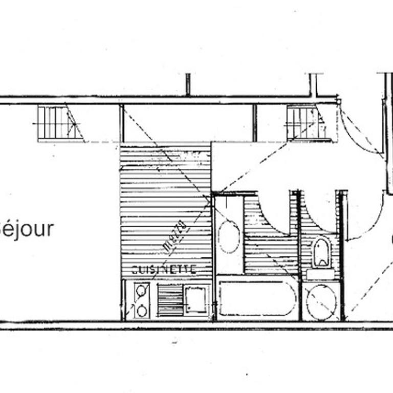 Les Saisies - Spacieux T2 + 2 sous pentes, 6 pers, vue imprenable - Appartamento con 1 Camera da Letto - 7