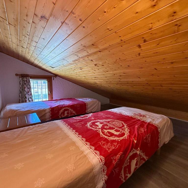 Les Saisies - Spacieux T2 + 2 sous pentes, 6 pers, vue imprenable - Appartamento con 1 Camera da Letto - 15