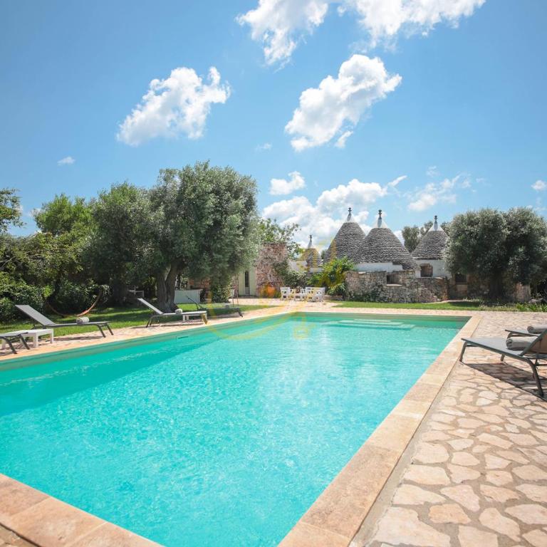 TD Trulli Fico dIndia w Pool Immersed in Nature - Casa con 4 camere da letto - 2