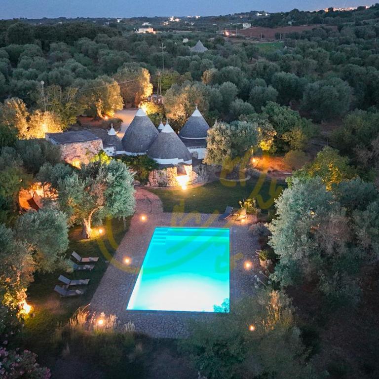 TD Trulli Fico dIndia w Pool Immersed in Nature - Casa con 4 camere da letto - 23