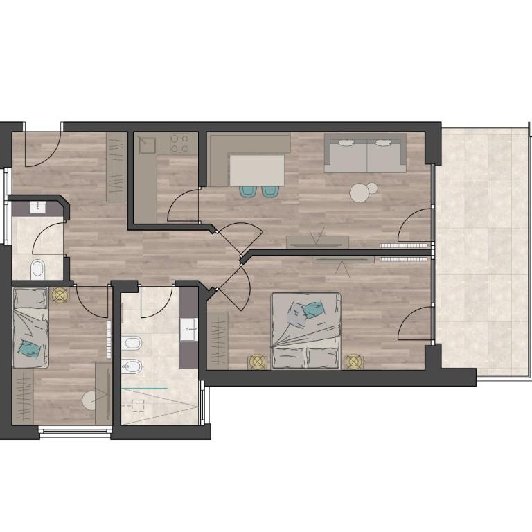 EGGER Apartments & Suites - Deluxe Apartment - 1