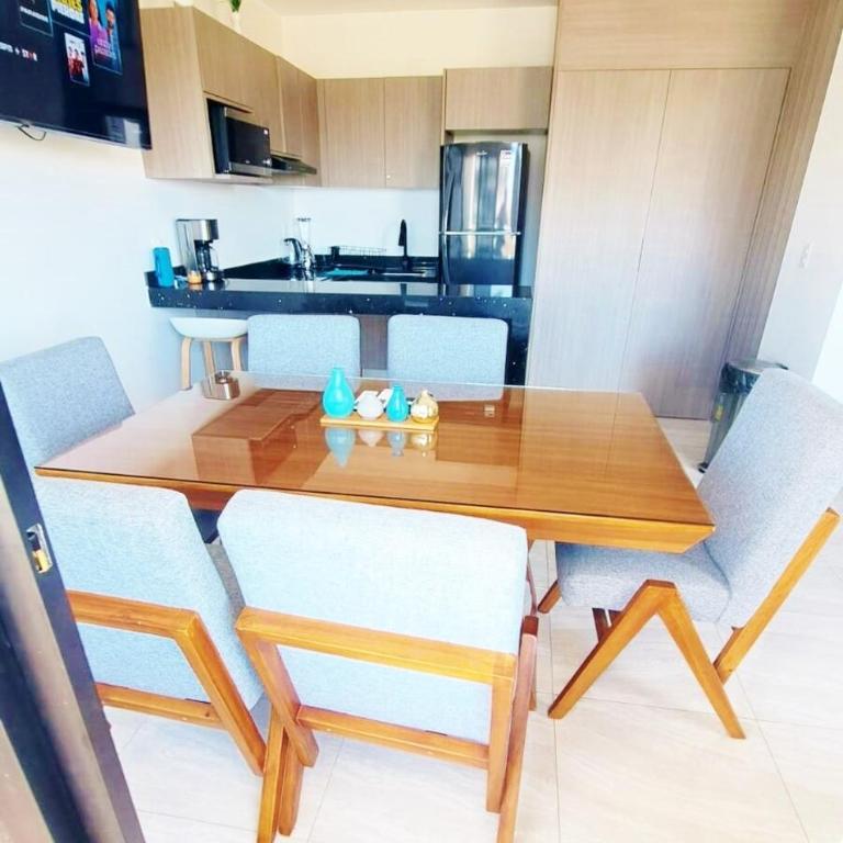 Marina Cerritos de Lujo - Azul Cielo - 5 Albercas - Two-Bedroom Apartment - 22
