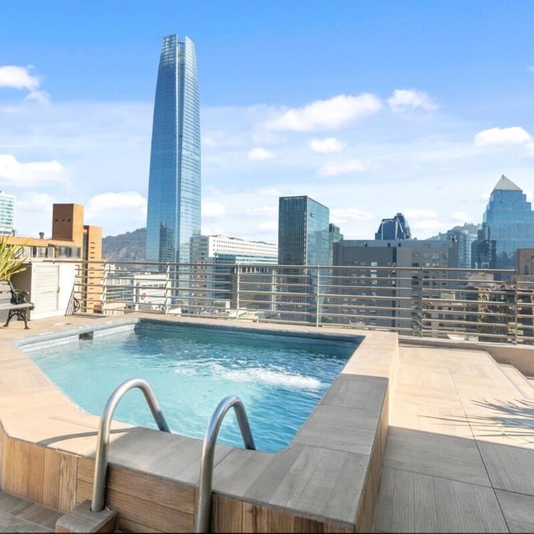 Vista Las Condes - Deluxe One-Bedroom Apartment with City View - 15