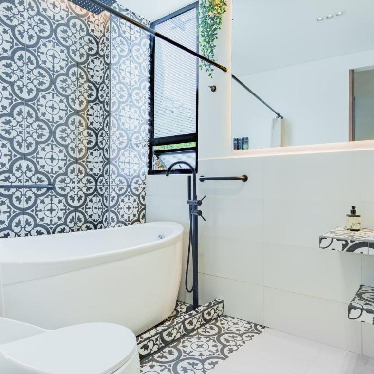 Hotel Casa Tama - Habitación Doble con baño privado externo - 2 camas - 4
