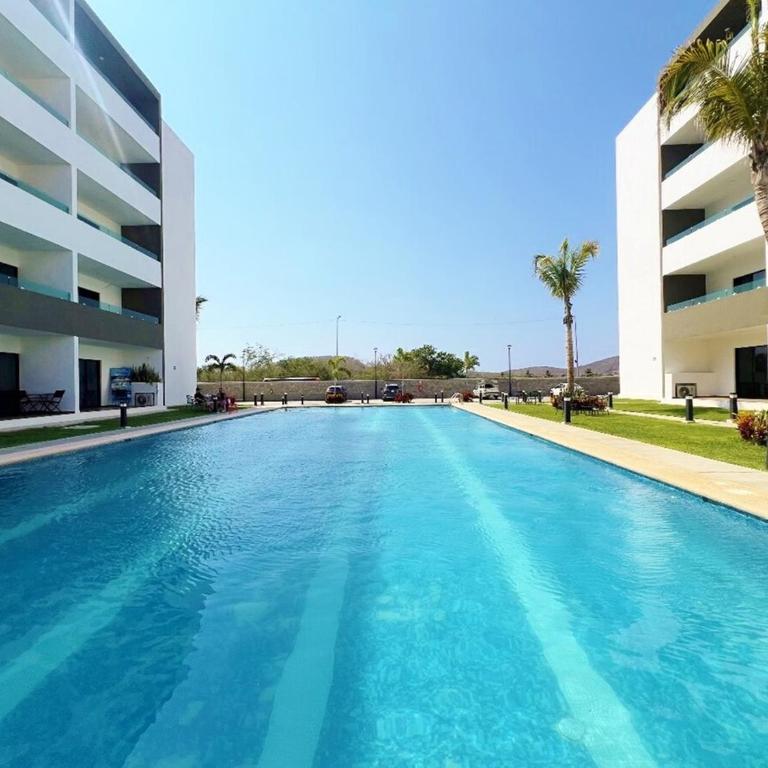 Marina Cerritos - Blanco Celeste - 5 Albercas - Two-Bedroom Apartment - 25