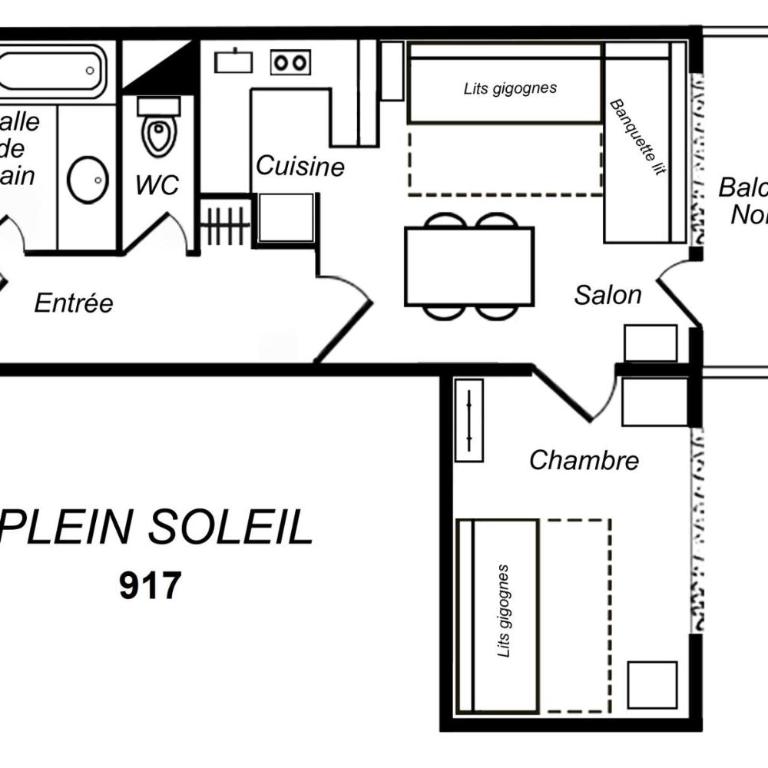 Résidence Plein Soleil - CHARMANT 2 PIÈCES - BELLE VUE VALLÉE MAE-7416 - Appartement - 1