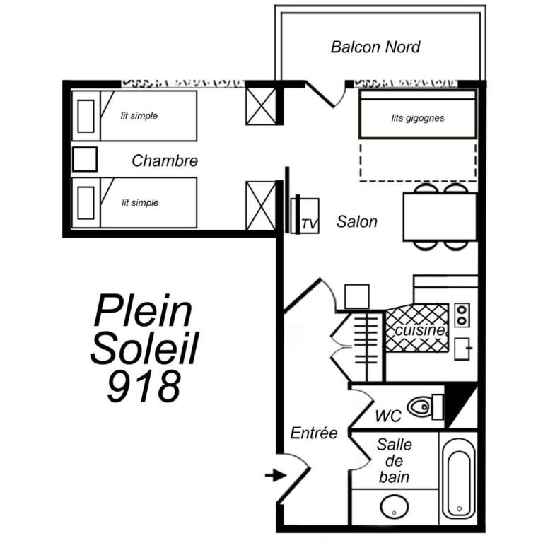 Résidence Plein Soleil - CHARMANT 2 PIECES, BELLE VUE VALLEE MAE-7533 - Apartment - 1