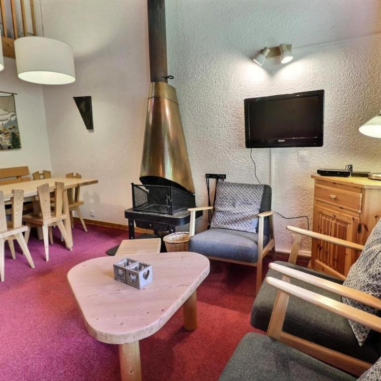 Résidence Saulire - JOLI 3 PIECES MEZZANINE AVEC CHEMINEE - ACCES INTERNET GRATUIT MAE-7573 - Apartamento - 10