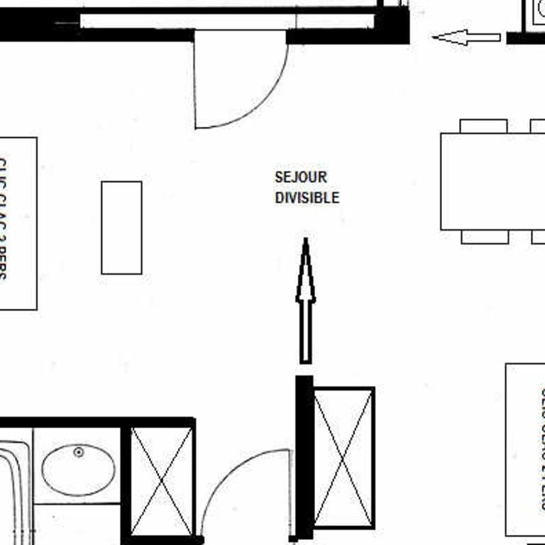 Studio rénové 3 étoiles, 4/5 pers, proche pistes, balcon, parking - FR-1-329-19 - Monolocale - 11