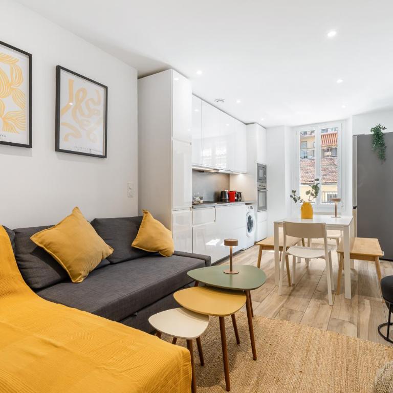 Nice Renting - REPUBLIQUE - Garibaldi Chic 3 Bedrooms 3 Bathrooms Balcony AirCon - Appartement 3 Chambres - 1