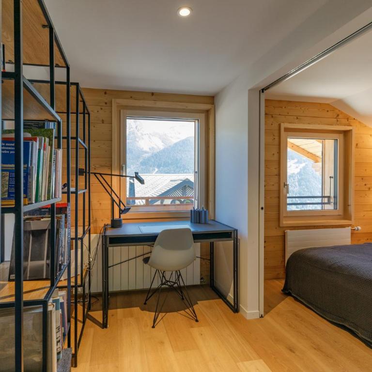 Chalet L'Adret, 3,5 pièces dans les combles. - Apartment mit 1 Schlafzimmer - 14