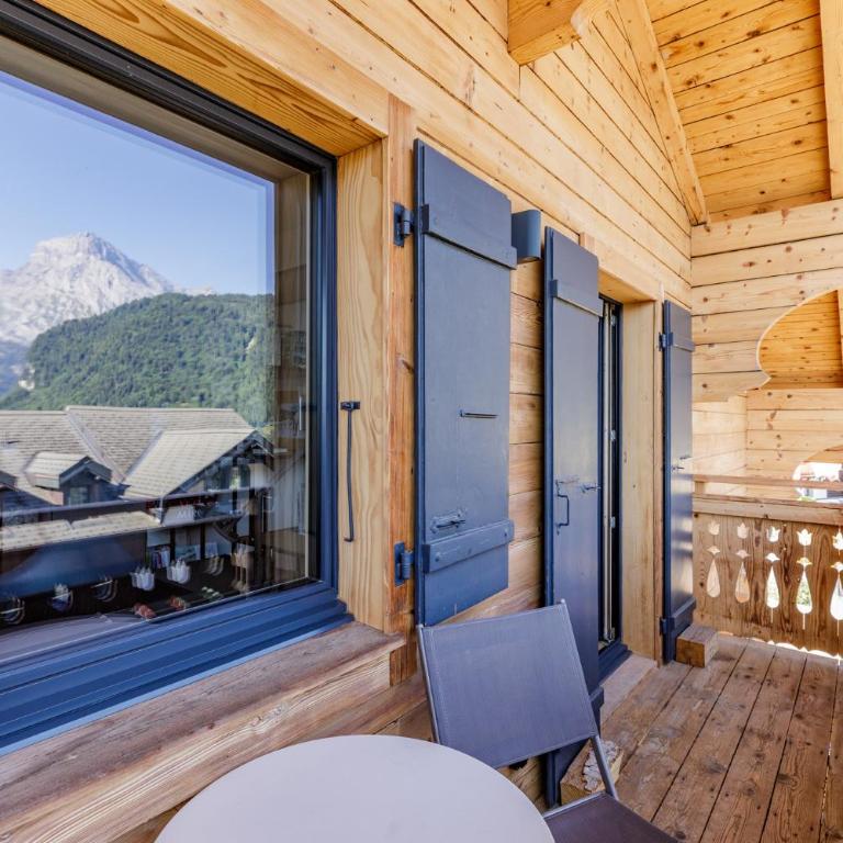 Chalet L'Adret, 3,5 pièces dans les combles. - Apartment mit 1 Schlafzimmer - 6