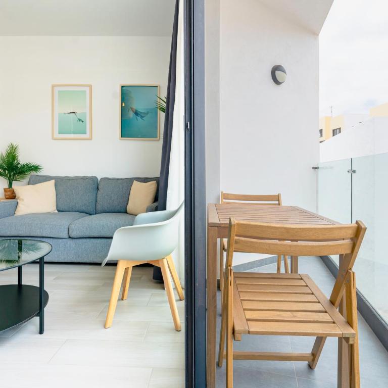 Salty Loft en el Centro de Corralejo, terraza privada, cocina completa y WIFI - Apartamento - 3