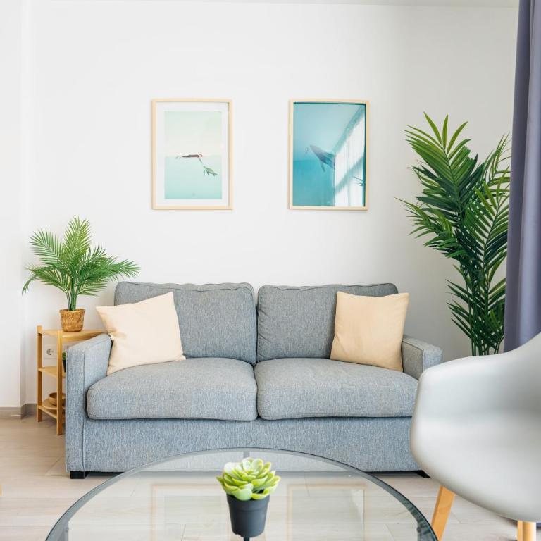 Salty Loft en el Centro de Corralejo, terraza privada, cocina completa y WIFI - Apartamento - 12