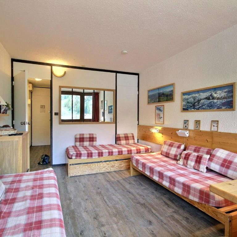 Studio 3 pers., vue pistes, au pied des pistes, balcon - Studio - 1