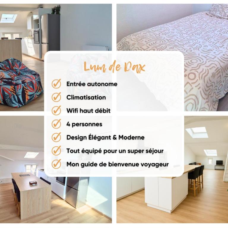 Lum de Dax - Clim - Centre - Spacieux - Apartment mit 3 Schlafzimmern - 4