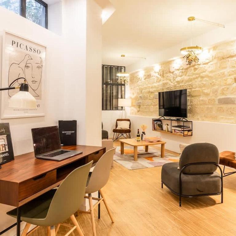 ParisConciergerie - Duplex for 12 with Cinema, 4BR - Appartement - 38