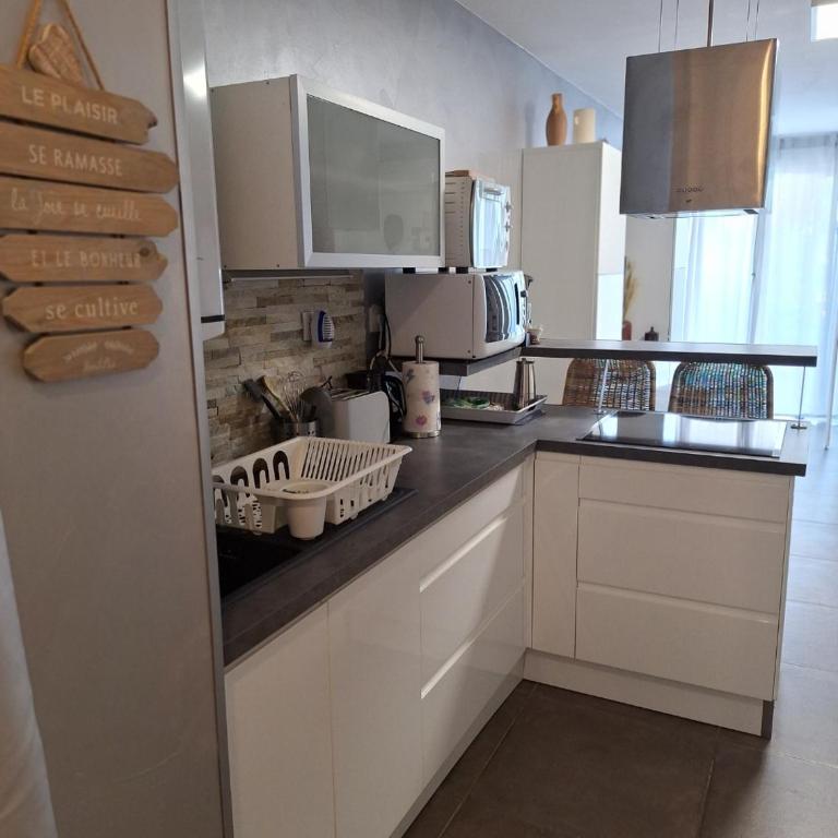 STUDIO Cosy rez de jardin climatisation parking wifi - Studio with Terrace - 10