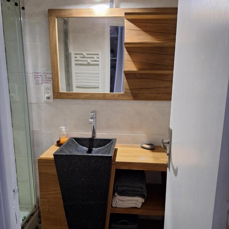 STUDIO Cosy rez de jardin climatisation parking wifi - Studio with Terrace - 15