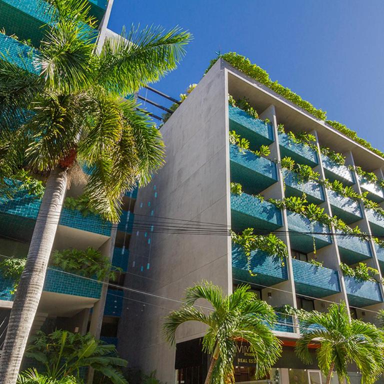 Moderno Depa 2BR con Alberca en Rooftop 5ta Avenida - Two-Bedroom Apartment - 6