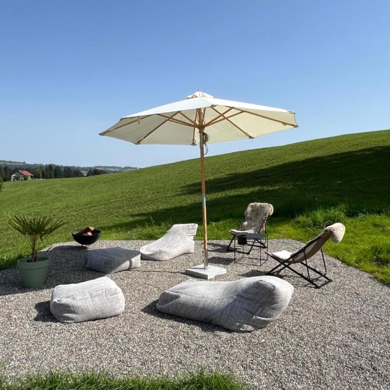 Allgäu Cottage - traumhafter Blick in die Schweizer Berge - Maisonette-Apartment - 9