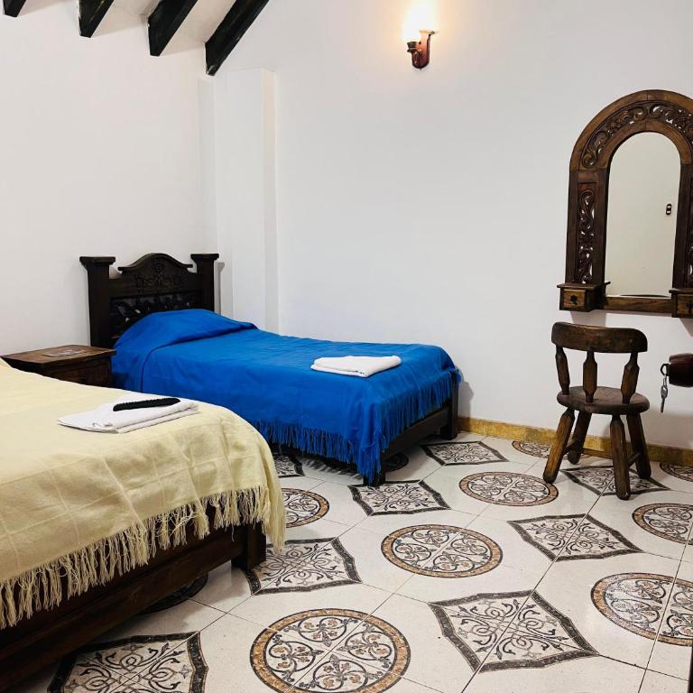 Posada Refugio Colonial - Habitación Doble con baño privado - 1 o 2 camas - 1