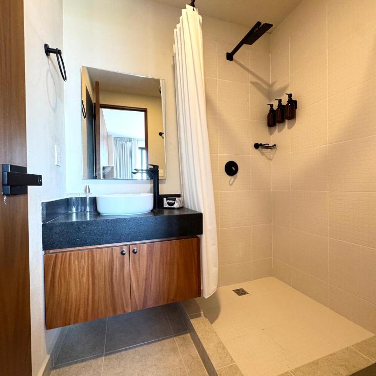Depa nuevo 1 Habitación con Alberca Gym AC y Wifi - Apartamento de 1 dormitorio - 8