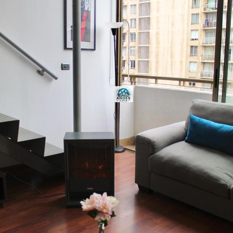 Departamento moderno full equipado - General Flores - One-Bedroom Apartment with City View - 27