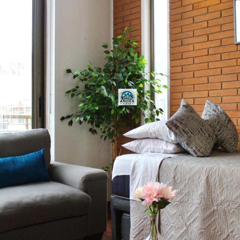 Departamento moderno full equipado - General Flores - One-Bedroom Apartment with City View - 46