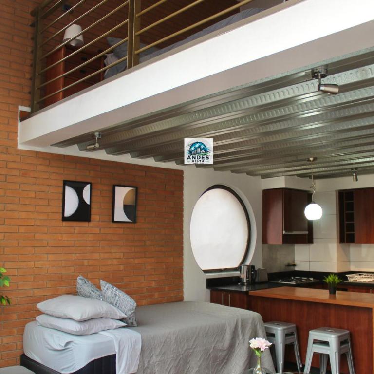 Departamento moderno full equipado - General Flores - One-Bedroom Apartment with City View - 44