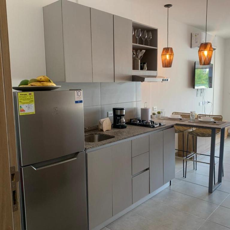Apartamento Playa y piscina, Santa Marta - One-Bedroom Apartment - 4