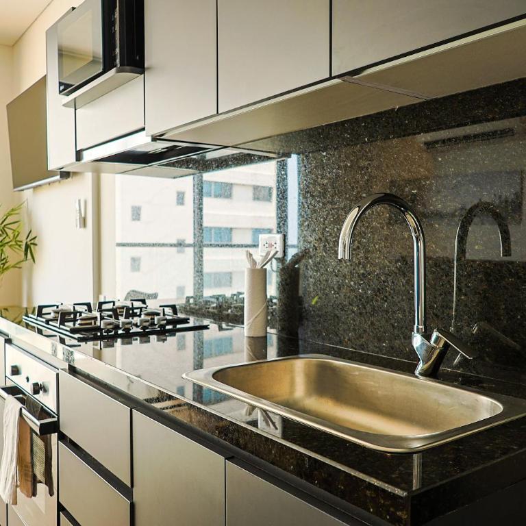 Cartagena WOW Ocean View, Rooftop Pool, Gym & Desk - Apartamento de 2 dormitorios - 57