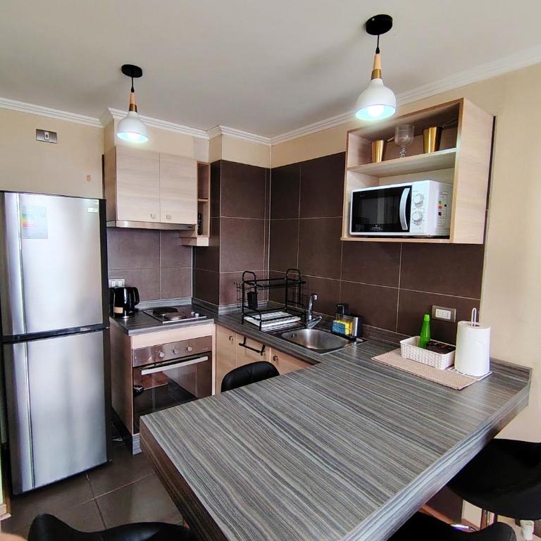 Departamento Temuco Centro con Estacionamiento privado - Apartamento de 1 dormitorio con balcón - 2