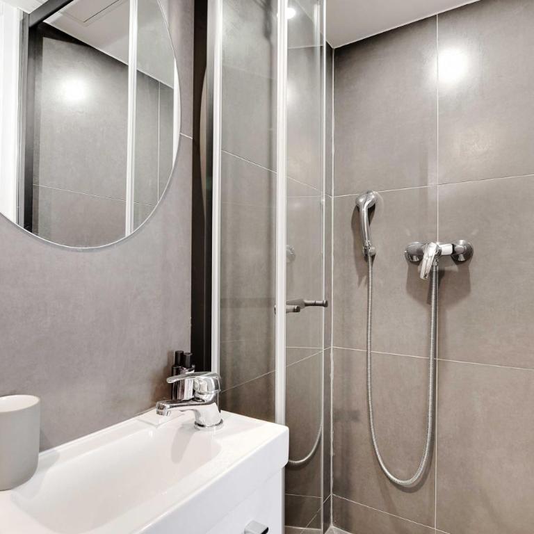 Modern Studio for 2P with A C - Near Montmartre - Studio - 8