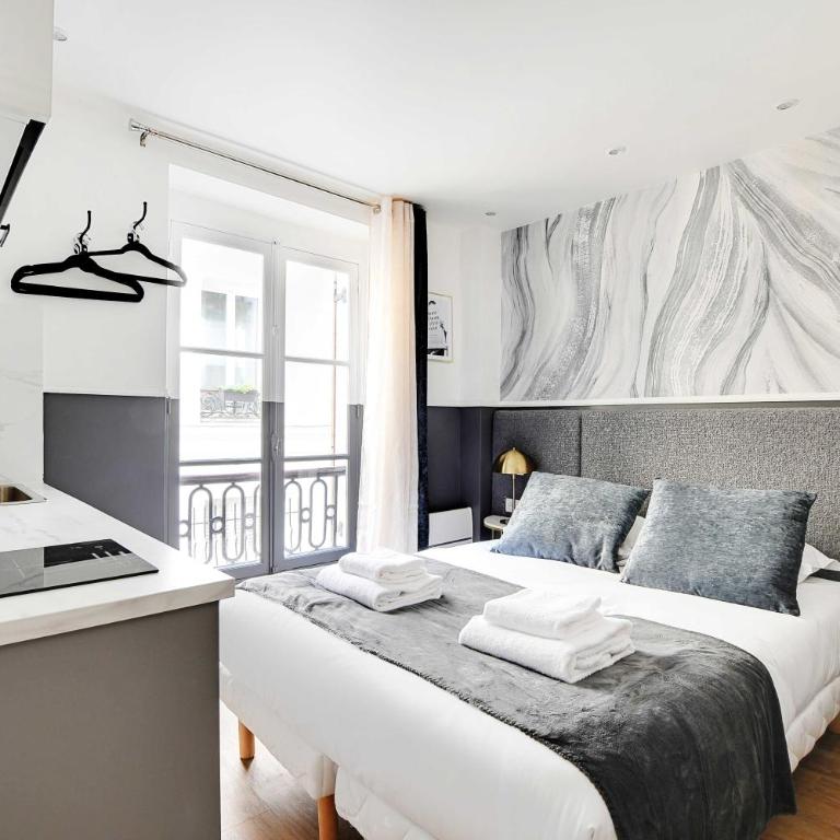 Modern Studio for 2P with A C - Near Montmartre - Studio - 2