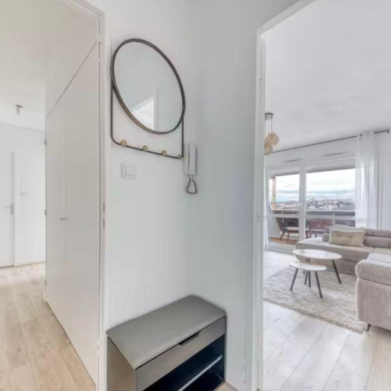 "Casa Elegance" Superbe T3 avec Terrasse - Vue panoramique à deux minutes du parc de la Tête d'or - Apartment mit 2 Schlafzimmern mit Balkon und Terrasse - 14