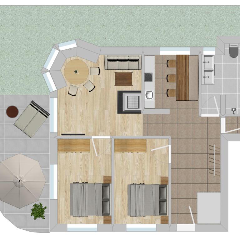 Herzstücke Ferienwohnungen - Apartment mit 2 Schlafzimmern - 2