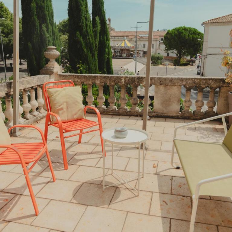 Maison Douce Arles - Camera Superior Matrimoniale/Doppia con Letti Singoli con Terrazza - 4
