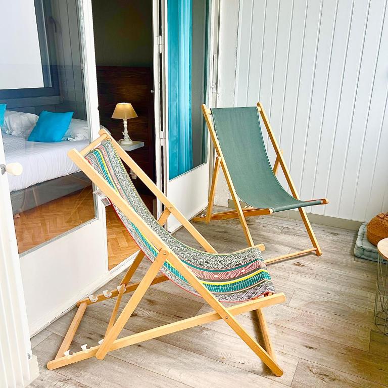 L'Horizon, vue mer, avec Wifi & place de parking - Foncillon - Appartamento con 2 Camere da Letto e Vista Mare - 12