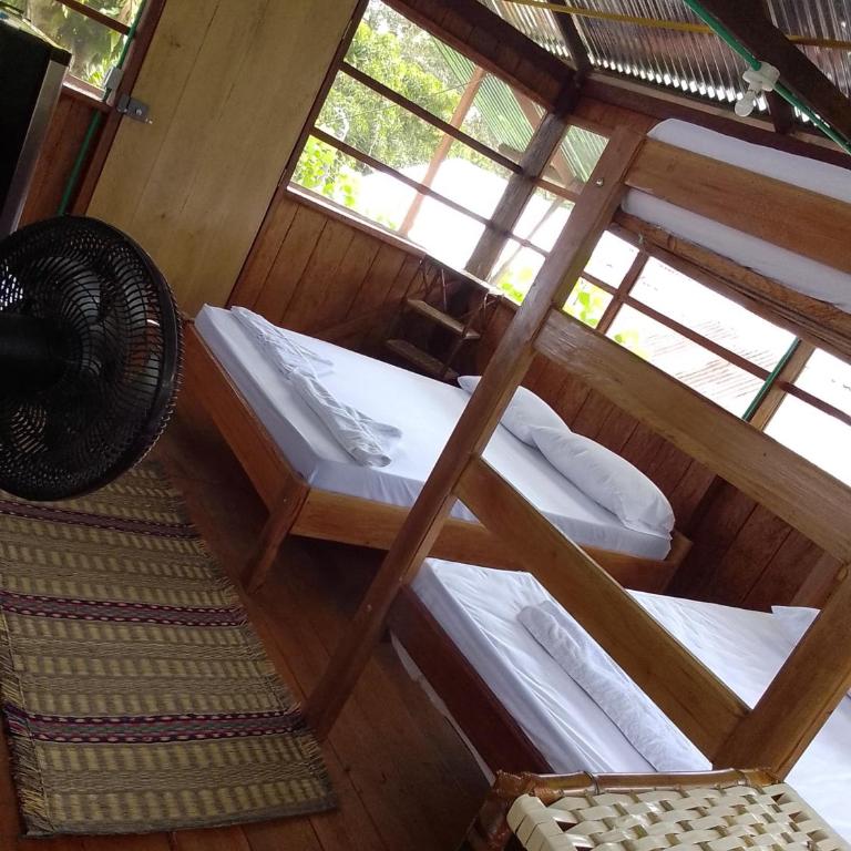 Cabañas Mashcopiro Amazonas - Habitación Doble con balcón - 2 camas - 4