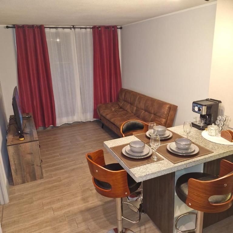 Excelente departamento en Santiago, Chile - One-Bedroom Apartment - 3